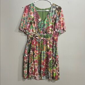 Vibrant Floral Mini Dress